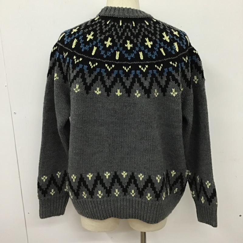 ウィンダンシー WIND AND SEA ニット、セーター 長袖 長袖ニット セーター クルーネックセーター 長袖カットソー M プリント マルチカラー / マルチカラー / メンズ USED 古着 中古 10102589