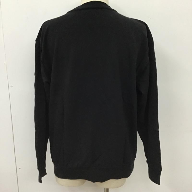 古着 USED トレーナー 長袖 長袖トレーナー スウェット クルーネックカットソー M プリント 黒 / ブラック / メンズ USED 古着 中古 10102591
