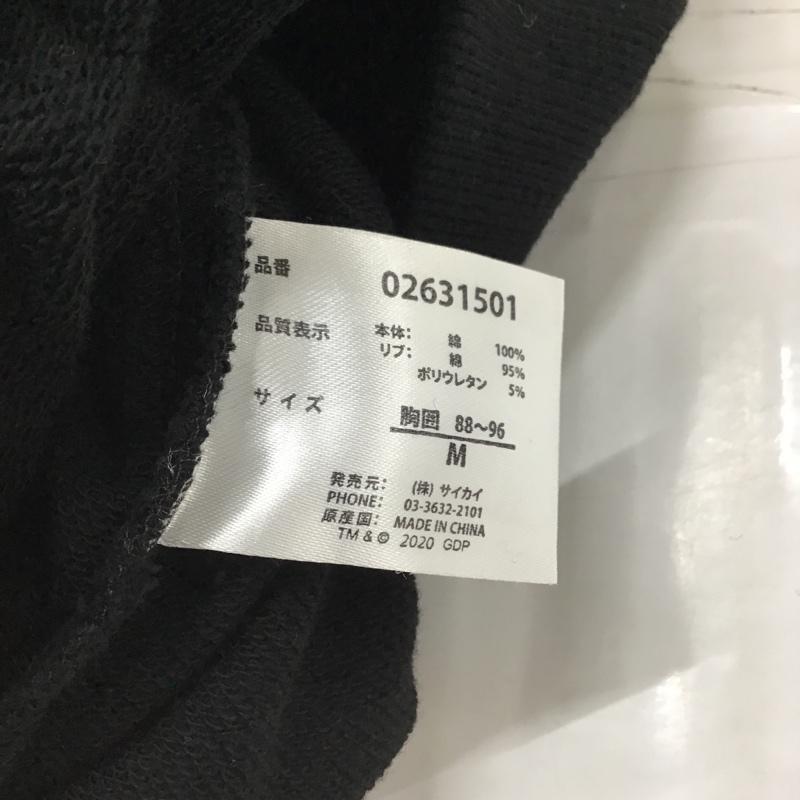古着 USED トレーナー 長袖 長袖トレーナー スウェット クルーネックカットソー M プリント 黒 / ブラック / メンズ USED 古着 中古 10102591
