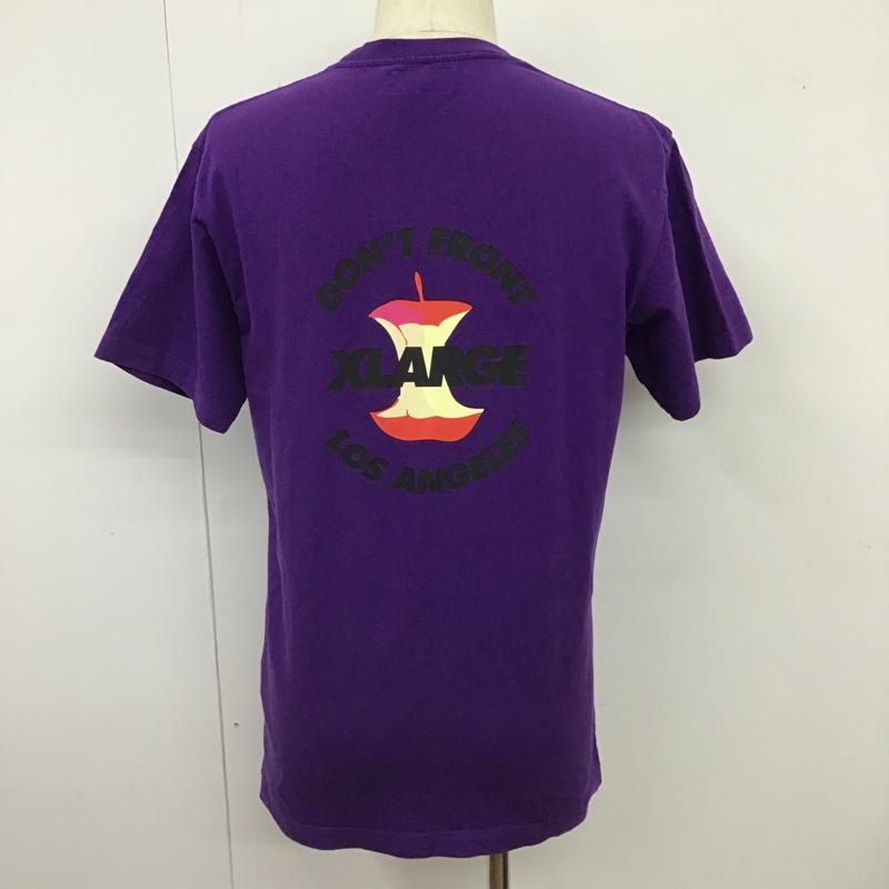 エクストララージ XLARGE Tシャツ 半袖 半袖Tシャツ プリントTシャツ クルーネックカットソー M プリント 紫 / パープル / メンズ USED 古着 中古 10102599