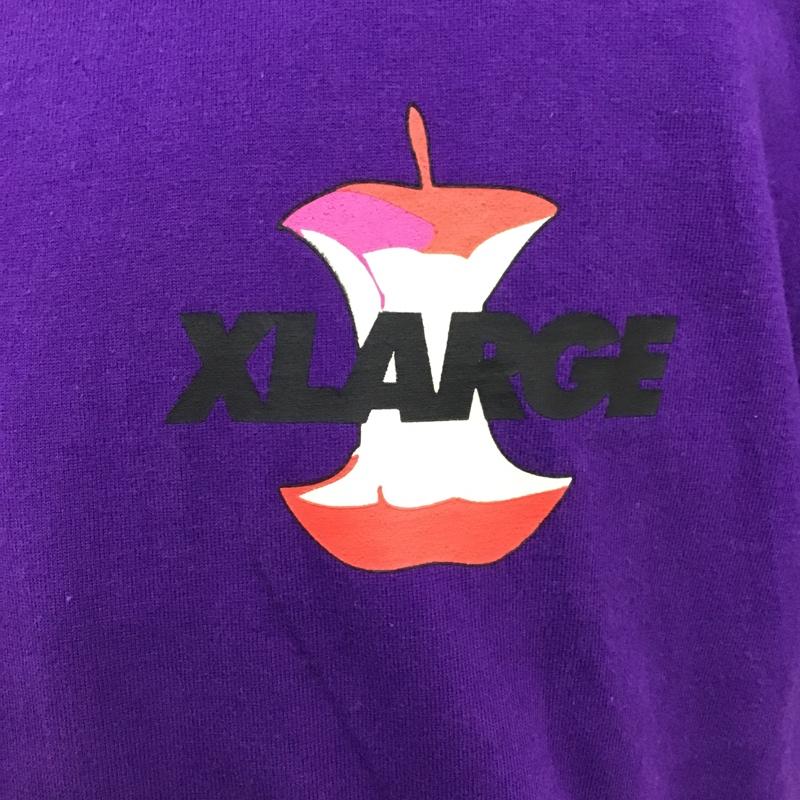 エクストララージ XLARGE Tシャツ 半袖 半袖Tシャツ プリントTシャツ クルーネックカットソー M プリント 紫 / パープル / メンズ USED 古着 中古 10102599