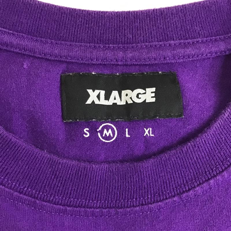 エクストララージ XLARGE Tシャツ 半袖 半袖Tシャツ プリントTシャツ クルーネックカットソー M プリント 紫 / パープル / メンズ USED 古着 中古 10102599