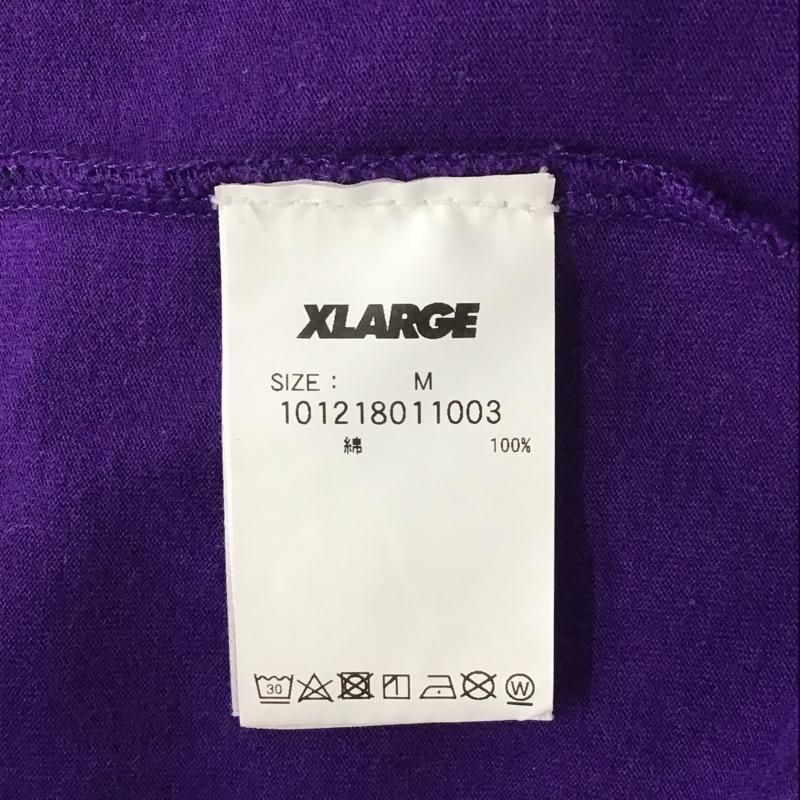 エクストララージ XLARGE Tシャツ 半袖 半袖Tシャツ プリントTシャツ クルーネックカットソー M プリント 紫 / パープル / メンズ USED 古着 中古 10102599