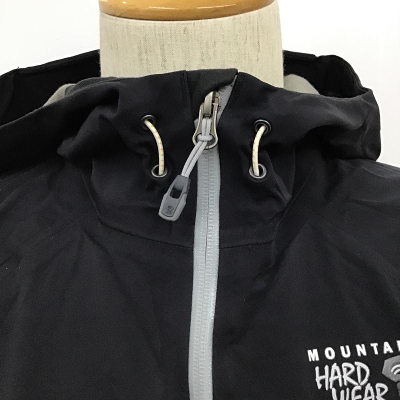マウンテン ハード ウェアー MOUNTAIN HARDWEAR ジャケット、上着 ジャンパー、ブルゾン OM4151-099 マウンテンパーカ ケプラージャケット ジップアップジャケット S ロゴ、文字 黒 / ブラック / メンズ USED 古着 中古 10102601