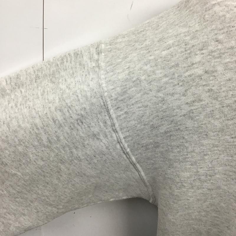 古着 USED トレーナー 長袖 長袖スウェット 長袖トレーナー リブカットソー 長袖カットソー プリントトレーナー L プリント 灰 / グレー / メンズ USED 古着 中古 10102618