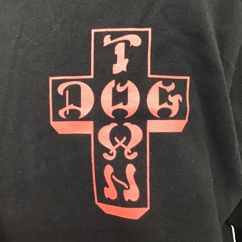 ドッグタウン DOGTOWN カットソー 長袖 長袖カットソー クルーネックカットソー ロングスリーブカットソー プリントTシャツ L プリント 黒 / ブラック / メンズ USED 古着 中古 10102619
