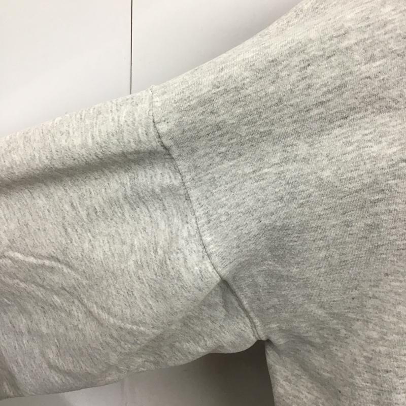 リー Lee トレーナー 長袖 長袖スウェット 長袖トレーナー リブカットソー 長袖カットソー プリントトレーナー XL ロゴ、文字 灰 / グレー / メンズ USED 古着 中古 10102621