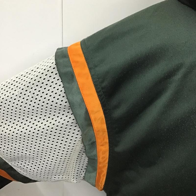 アディダス adidas ジャケット、上着 ジャンパー、ブルゾン ジップアップジャケット ジャンパー パーカー カジュアルジャケット スポーツウェア 80s L ロゴ、文字 橙 / オレンジ / X 緑 / グリーン / メンズ USED 古着 中古 10102635
