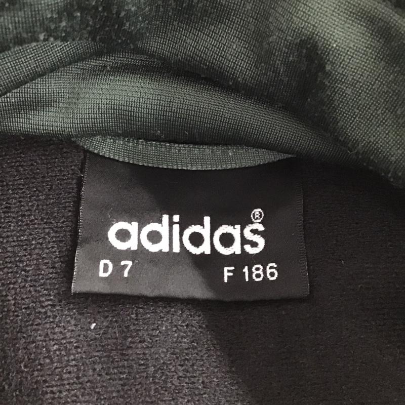 アディダス adidas ジャケット、上着 ジャンパー、ブルゾン ジップアップジャケット ジャンパー パーカー カジュアルジャケット スポーツウェア 80s L ロゴ、文字 橙 / オレンジ / X 緑 / グリーン / メンズ USED 古着 中古 10102635