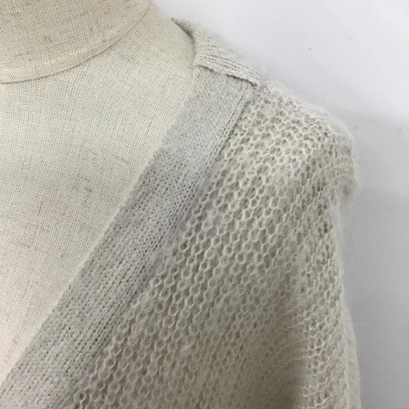 ローリーズファーム LOWRYS FARM カーディガン 長袖 ニットカーディガン FREE 無地 ベージュ / ベージュ / レディース USED 古着 中古 10102642
