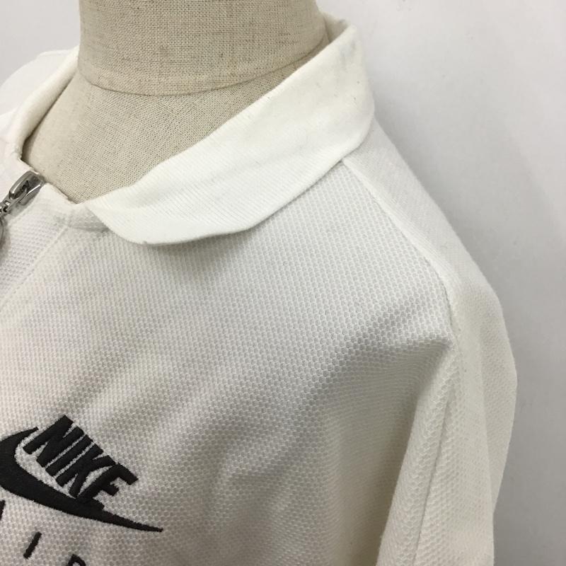 ナイキ NIKE ポロシャツ 半袖 DM6465-100 NSWエアPIQUES/Sポロ 半袖ポロシャツ カラーカットソー M ロゴ、文字 白 / ホワイト / レディース USED 古着 中古 10102648