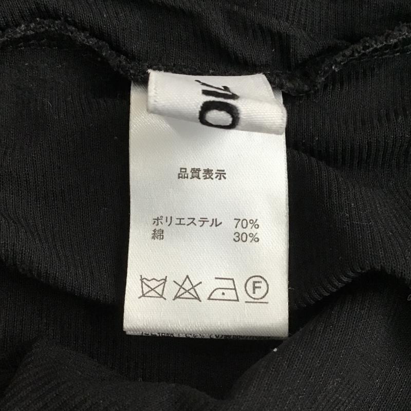 ディーホリック DHOLIC カットソー 長袖 長袖レースカットソー クルーネックカットソー シースルーカットソー 総柄 黒 / ブラック /  レディース USED 古着 中古 10102662