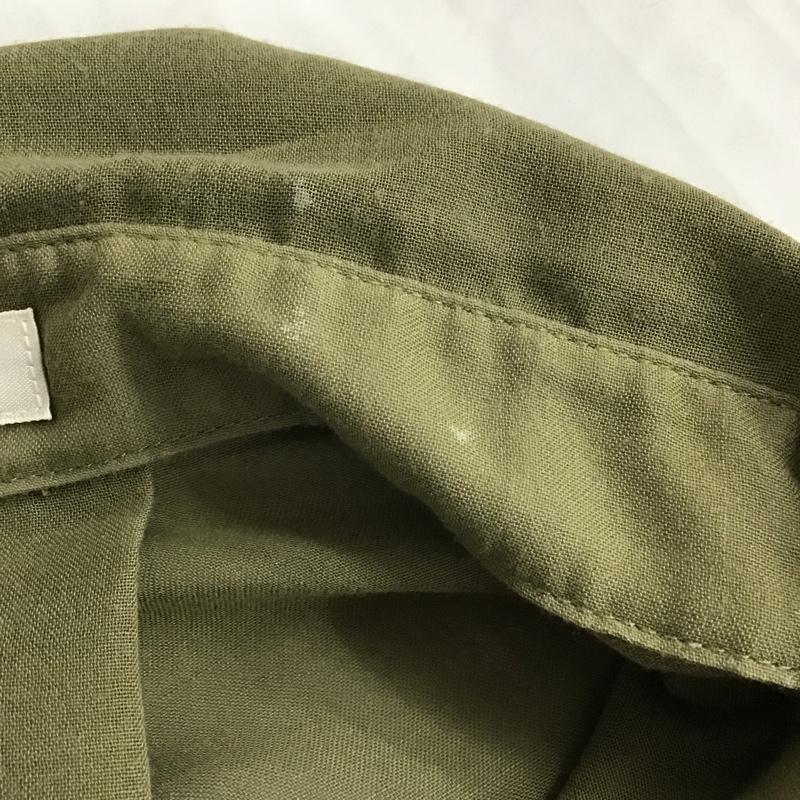 マウジー MOUSSY シャツ、ブラウス 長袖 010DSM30-0910 SHEERLOOSESHIRT 長袖シャツ カラーシャツ FREE 無地 カーキ / カーキ / レディース USED 古着 中古 10102663