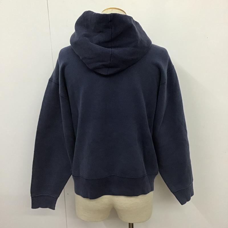 ナイキ NIKE パーカー 長袖 長袖 L ロゴ、文字 紺 / ネイビー / メンズ USED 古着 中古 10102670