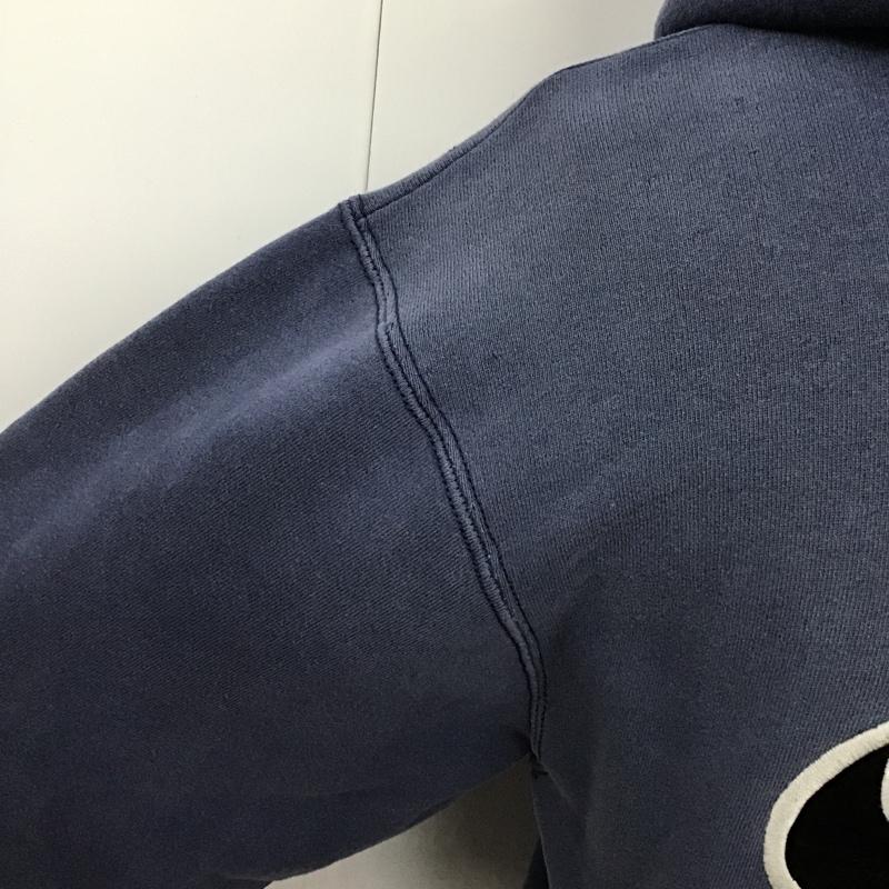 ナイキ NIKE パーカー 長袖 長袖 L ロゴ、文字 紺 / ネイビー / メンズ USED 古着 中古 10102670