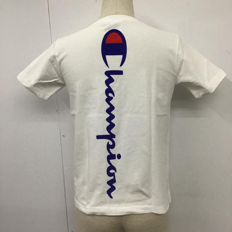 チャンピオン Champion Tシャツ 半袖 半袖カットソー 無地Tシャツ クルーネックカットソー XS 無地 白 / ホワイト / メンズ USED 古着 中古 10102677