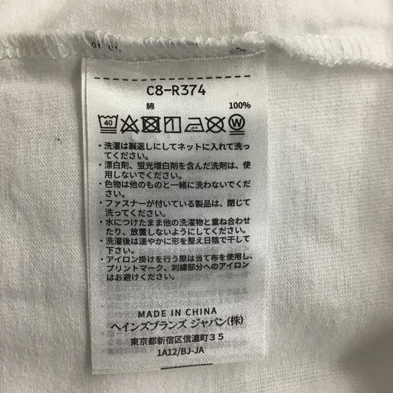 チャンピオン Champion Tシャツ 半袖 半袖カットソー 無地Tシャツ クルーネックカットソー XS 無地 白 / ホワイト / メンズ USED 古着 中古 10102677