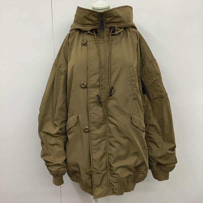 マウジー MOUSSY ジャケット、上着 ジャンパー、ブルゾン 010CAH30-5550 OVERSIZED LONG N2B 1 無地 茶 / ブラウン / レディース USED 古着 中古 10102683