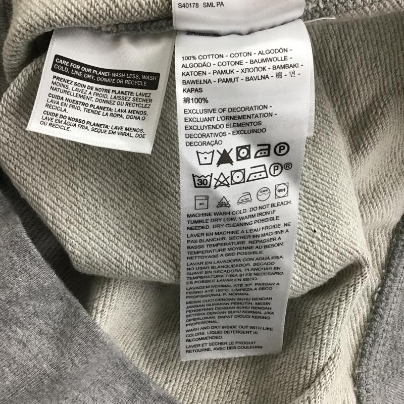 リーバイス Levi's トレーナー 長袖 PC9-37743-0002 ロゴ刺繍スウェット 長袖トレーナー クルーネックスウェット M ロゴ、文字 灰 / グレー / メンズ USED 古着 中古 10102691