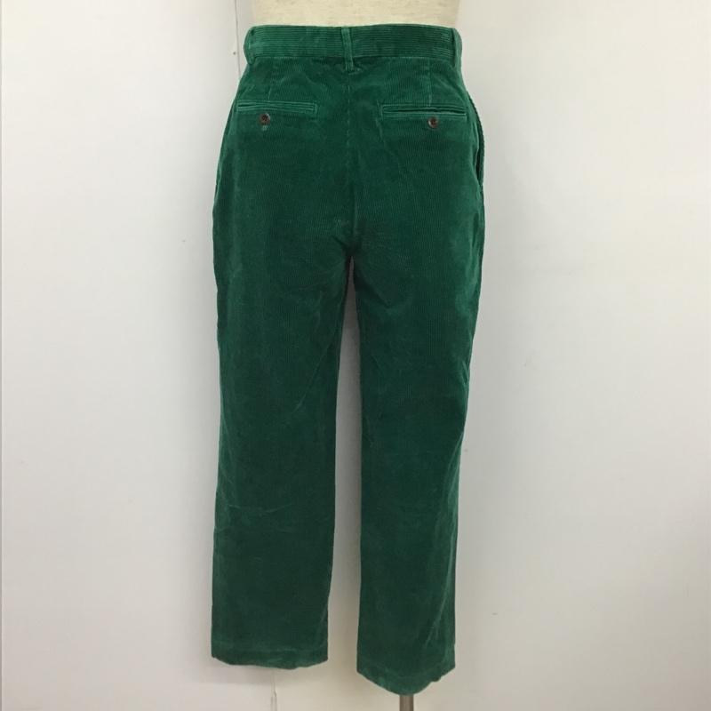 ポロゴルフラルフローレン POLOGOLF パンツ スラックス コーデュロイ ゴルフウェア 30インチ 無地 緑 / グリーン / メンズ USED 古着 中古 10102699