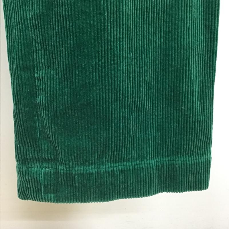 ポロゴルフラルフローレン POLOGOLF パンツ スラックス コーデュロイ ゴルフウェア 30インチ 無地 緑 / グリーン / メンズ USED 古着 中古 10102699