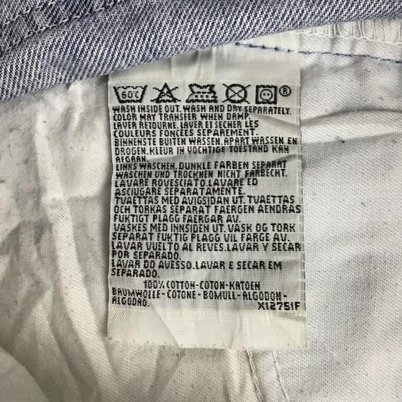 リーバイス Levi's パンツ デニム、ジーンズ W33L32 33インチ 無地 水色 / ライトブルー / メンズ USED 古着 中古 10102701