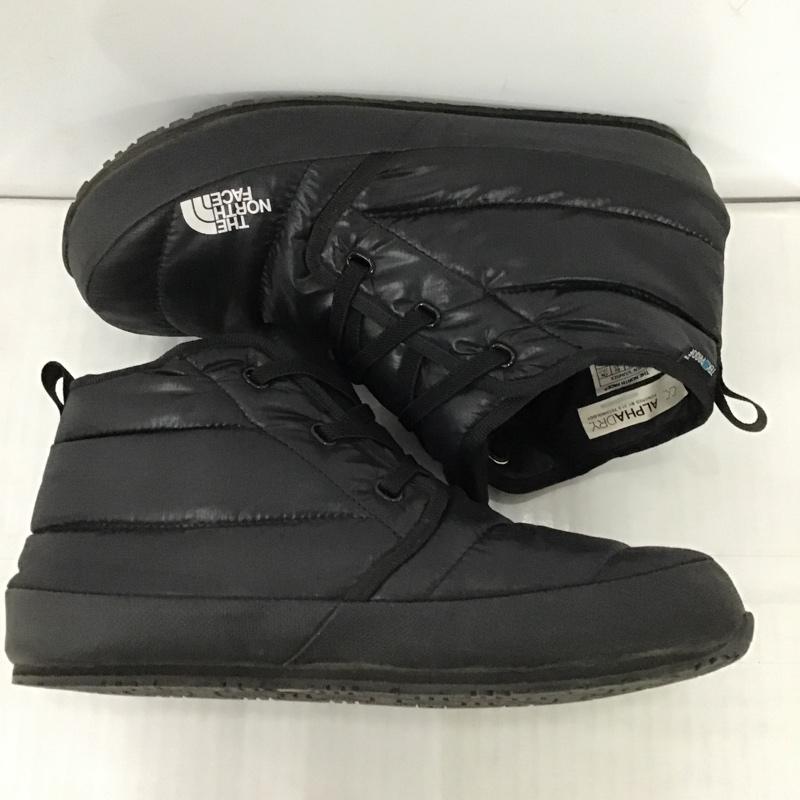 ザノースフェイス THE NORTH FACE アウトドアシューズ アウトドアシューズ NF51487 NSE TRACTION CHUKKA WP ブーツ ヌプシ 28cm 28.0cm ロゴ、文字 黒 / ブラック / メンズ USED 古着 中古 10102714
