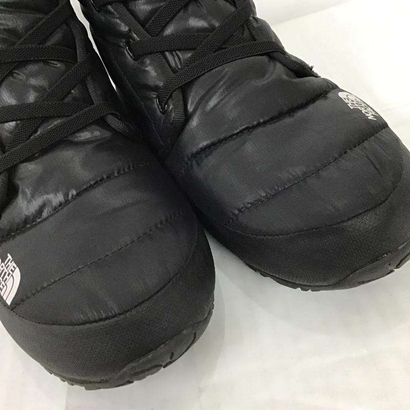 ザノースフェイス THE NORTH FACE アウトドアシューズ アウトドアシューズ NF51487 NSE TRACTION CHUKKA WP ブーツ ヌプシ 28cm 28.0cm ロゴ、文字 黒 / ブラック / メンズ USED 古着 中古 10102714