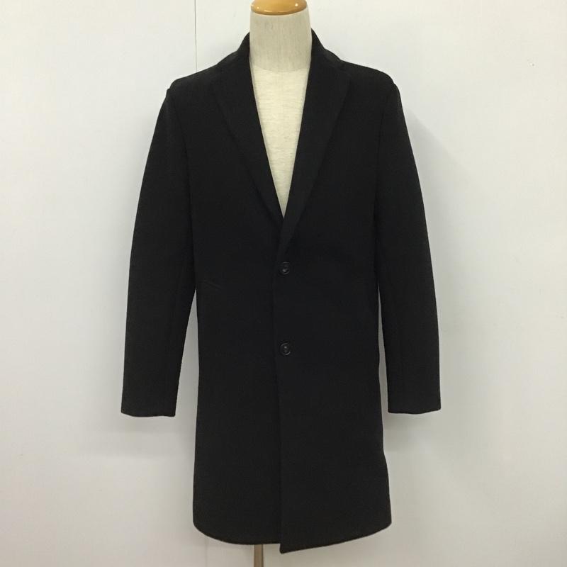 ザラ ZARA コート コート一般 XS 無地 黒 / ブラック / メンズ USED 古着 中古 10102721