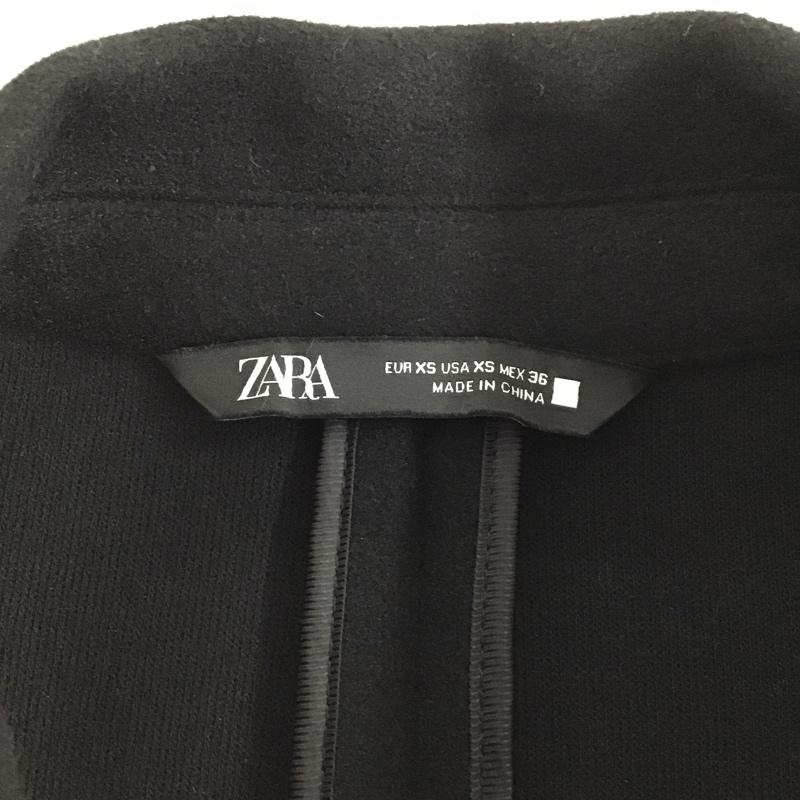 ザラ ZARA コート コート一般 XS 無地 黒 / ブラック / メンズ USED 古着 中古 10102721