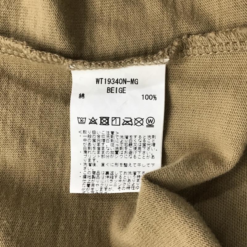 ワイルドシングス WILD THINGS Tシャツ 長袖 S ロゴ、文字 茶 / ブラウン / メンズ USED 古着 中古 10102722