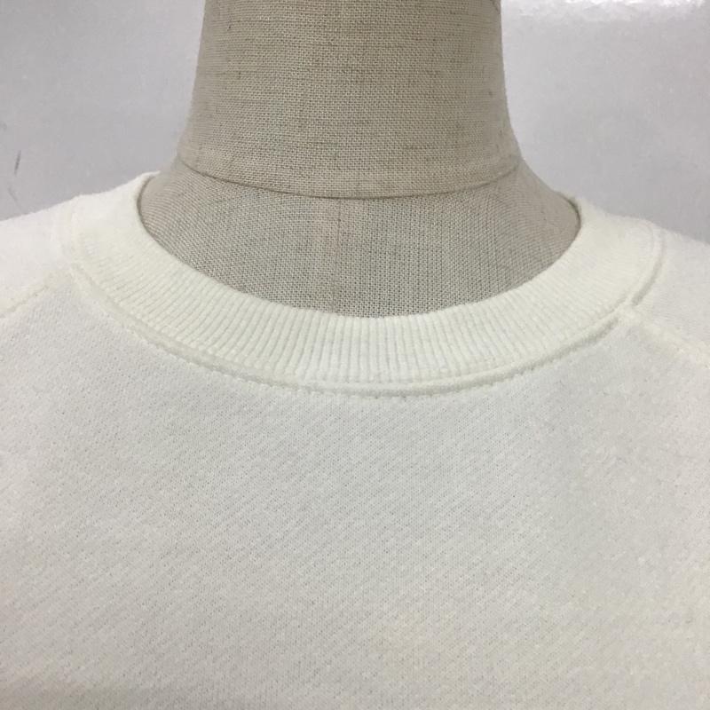 アパートバイローリーズ apart by lowrys トレーナー 長袖 FREE プリント X ロゴ、文字 白 / ホワイト / レディース USED 古着 中古 10102737