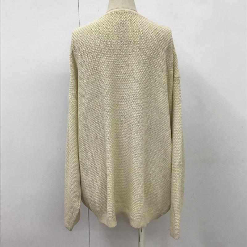 レプシィム LEPSIM カットソー 長袖 FREE 無地 オフホワイト / オフホワイト /  レディース USED 古着 中古 10102751