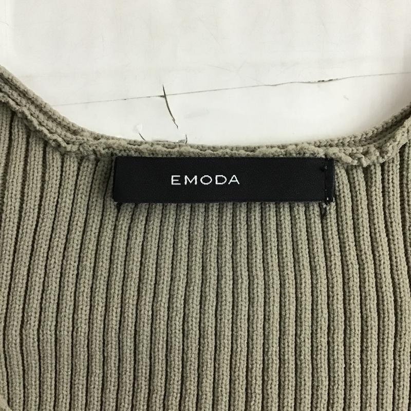 エモダ EMODA ニット、セーター 長袖 042152600801 カシュクールショートニット FREE 無地 マルチカラー / マルチカラー / レディース USED 古着 中古 10102757