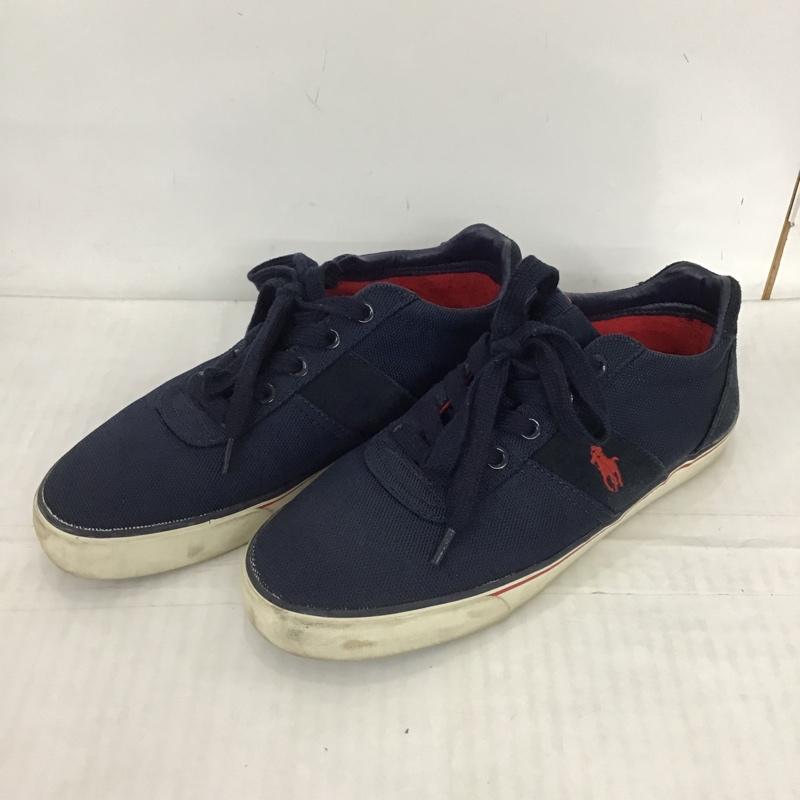 ポロラルフローレン POLO RALPH LAUREN スニーカー スニーカー UK6 US7 ローカット US:7 ワンポイント 紺 / ネイビー / X 赤 / レッド / レディース USED 古着 中古 10102768