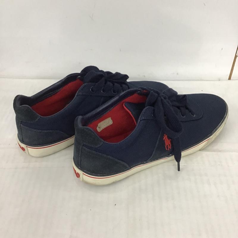 ポロラルフローレン POLO RALPH LAUREN スニーカー スニーカー UK6 US7 ローカット US:7 ワンポイント 紺 / ネイビー / X 赤 / レッド / レディース USED 古着 中古 10102768