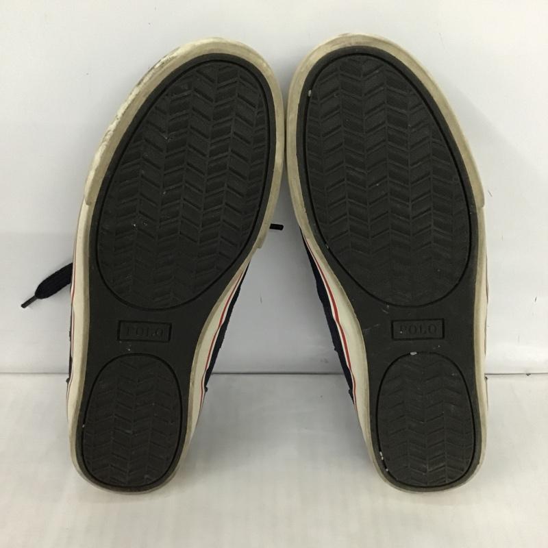 ポロラルフローレン POLO RALPH LAUREN スニーカー スニーカー UK6 US7 ローカット US:7 ワンポイント 紺 / ネイビー / X 赤 / レッド / レディース USED 古着 中古 10102768