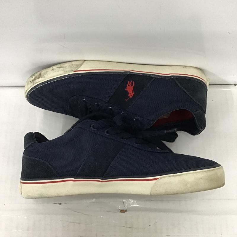 ポロラルフローレン POLO RALPH LAUREN スニーカー スニーカー UK6 US7 ローカット US:7 ワンポイント 紺 / ネイビー / X 赤 / レッド / レディース USED 古着 中古 10102768