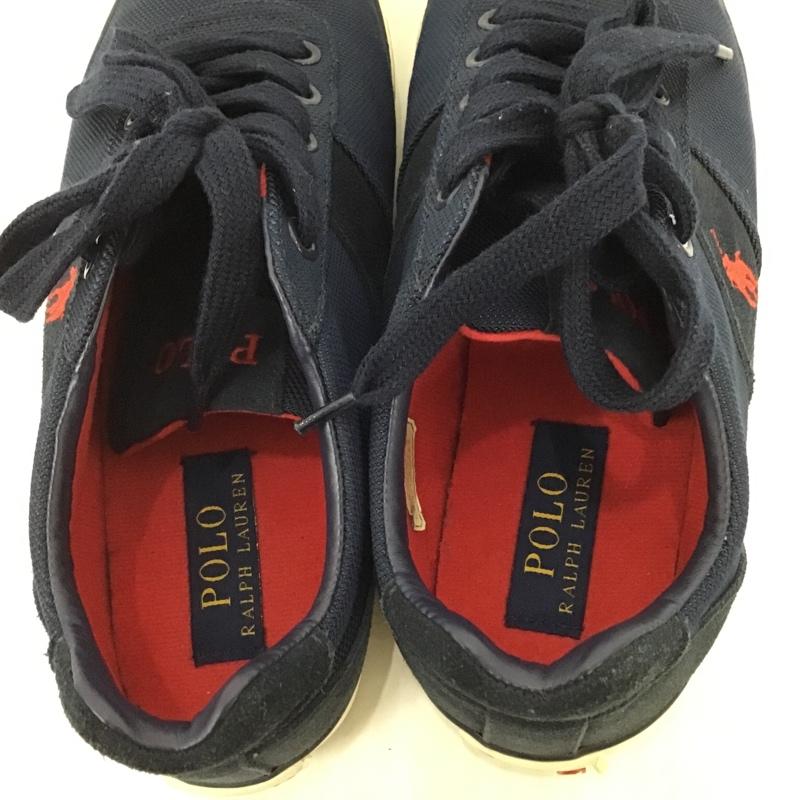 ポロラルフローレン POLO RALPH LAUREN スニーカー スニーカー UK6 US7 ローカット US:7 ワンポイント 紺 / ネイビー / X 赤 / レッド / レディース USED 古着 中古 10102768