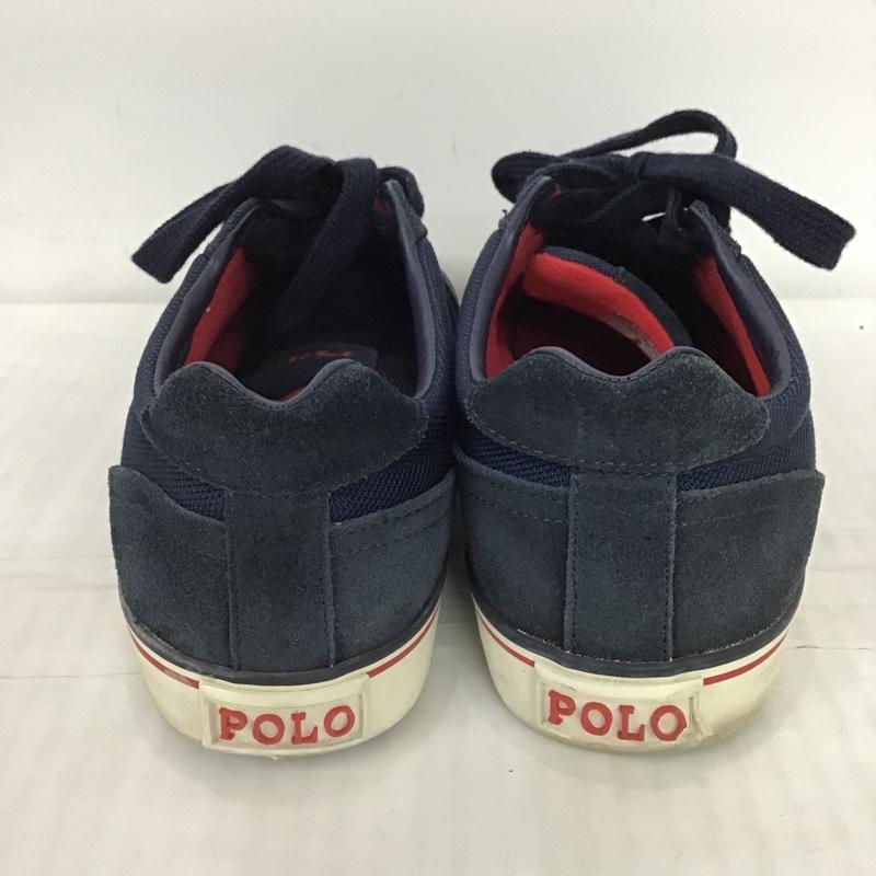 ポロラルフローレン POLO RALPH LAUREN スニーカー スニーカー UK6 US7 ローカット US:7 ワンポイント 紺 / ネイビー / X 赤 / レッド / レディース USED 古着 中古 10102768