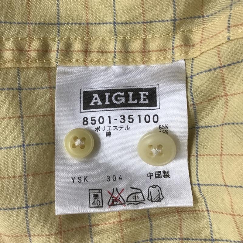 エーグル AIGLE シャツ、ブラウス 長袖 ボタンダウンシャツ M チェック マルチカラー / マルチカラー / メンズ USED 古着 中古 10102795