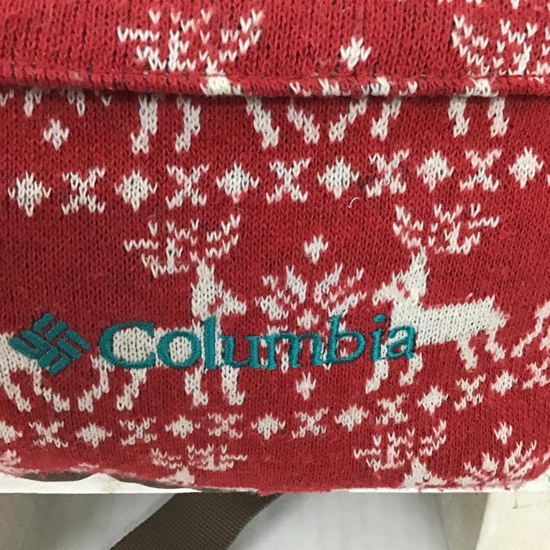 コロンビア Columbia ウエストバッグ ウエストバッグ 212 PU1567 トナカイ柄 ノルディック柄 ロゴ、文字 赤 / レッド / X 白 / ホワイト / X 茶 / ブラウン / メンズ USED 古着 中古 10102796
