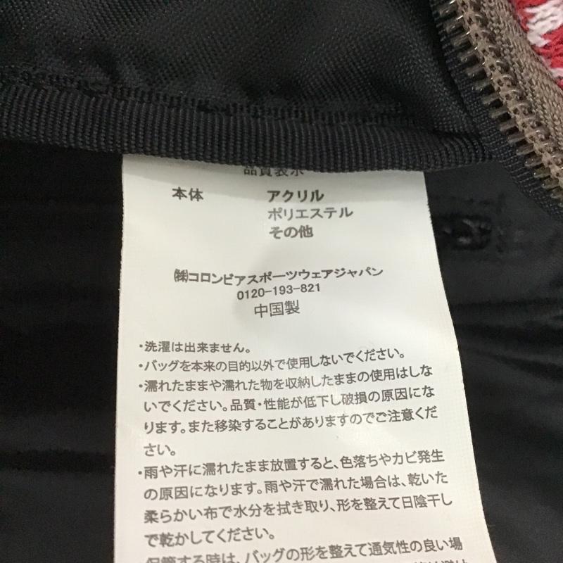 コロンビア Columbia ウエストバッグ ウエストバッグ 212 PU1567 トナカイ柄 ノルディック柄 ロゴ、文字 赤 / レッド / X 白 / ホワイト / X 茶 / ブラウン / メンズ USED 古着 中古 10102796