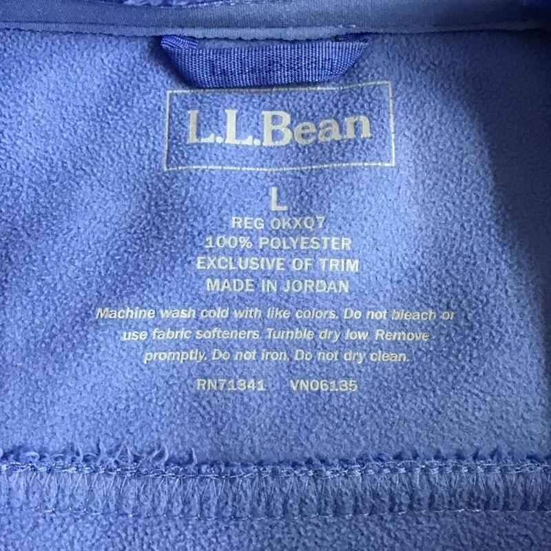エルエルビーン L.L.Bean ジャケット、上着 ジャンパー、ブルゾン フリース L 無地 青 / ブルー / レディース USED 古着 中古 10102798
