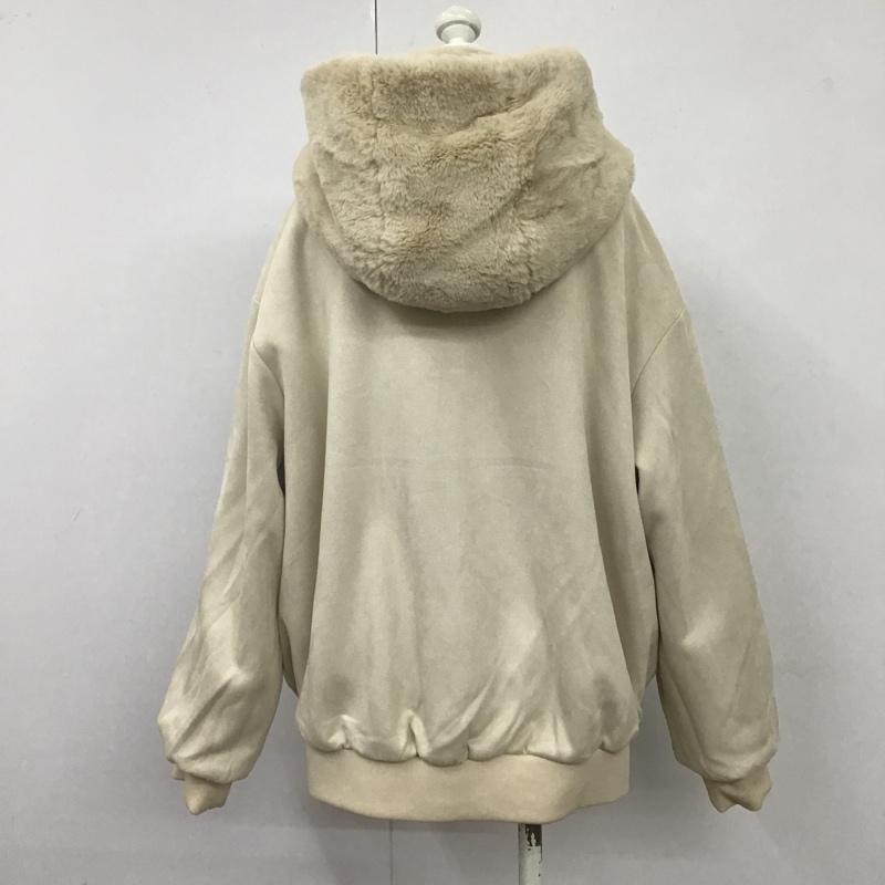 ザラ ZARA ジャケット、上着 ジャンパー、ブルゾン リバーシブル S 無地 アイボリー / アイボリー / レディース USED 古着 中古 10102799