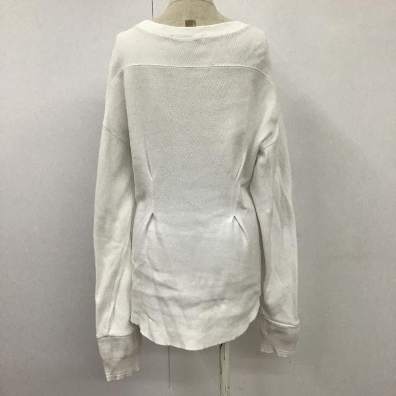 エモダ EMODA カットソー 長袖 042152702001 マークウエストルーズプルオーバー FREE 無地 白 / ホワイト /  レディース USED 古着 中古 10102804