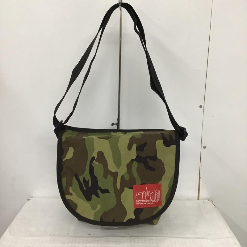マンハッタンポーテージ Manhattan Portage ショルダーバッグ ショルダーバッグ メッセンジャーバッグ 迷彩 カモ柄 ロゴ、文字 黒 / ブラック / X 茶 / ブラウン / X カーキ / カーキ / X 緑 / グリーン / メンズ USED 古着 中古 10102811