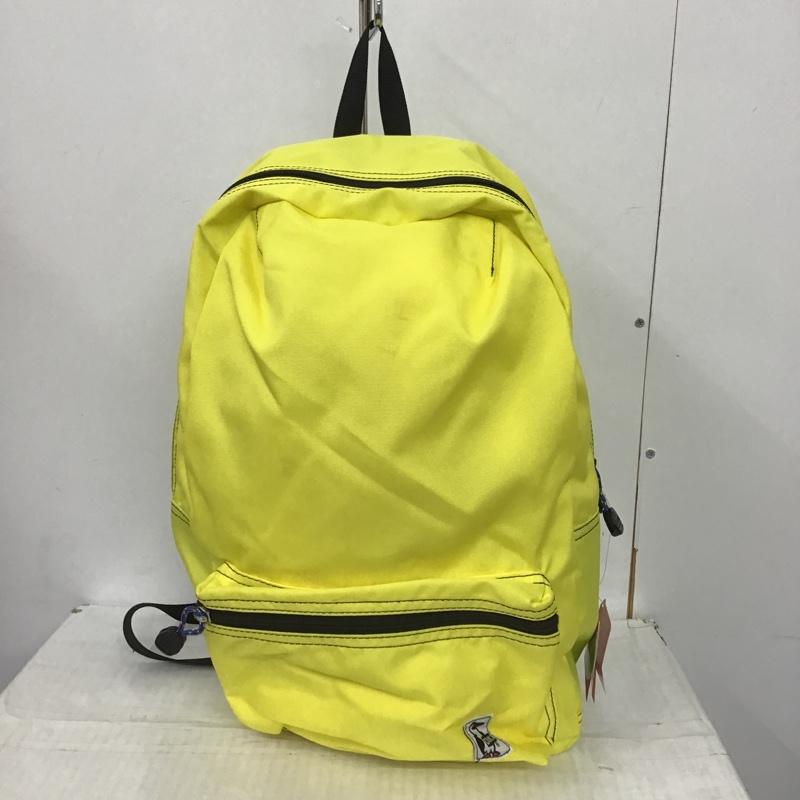 チャムス CHUMS リュックサック、デイパック リュックサック、デイバッグ CH60-0845-2589-00 Eco Hurricane Day Pack バックパック FREE ワンポイント 黄 / イエロー / X 黒 / ブラック / メンズ USED 古着 中古 10102820