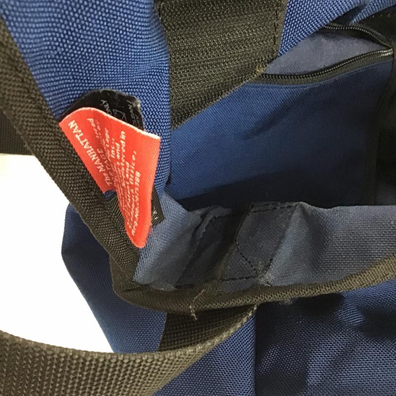 マンハッタンポーテージ Manhattan Portage メッセンジャーバッグ メッセンジャーバッグ ショルダーバッグ ロゴ、文字 紺 / ネイビー / X 黒 / ブラック / メンズ USED 古着 中古 10102824