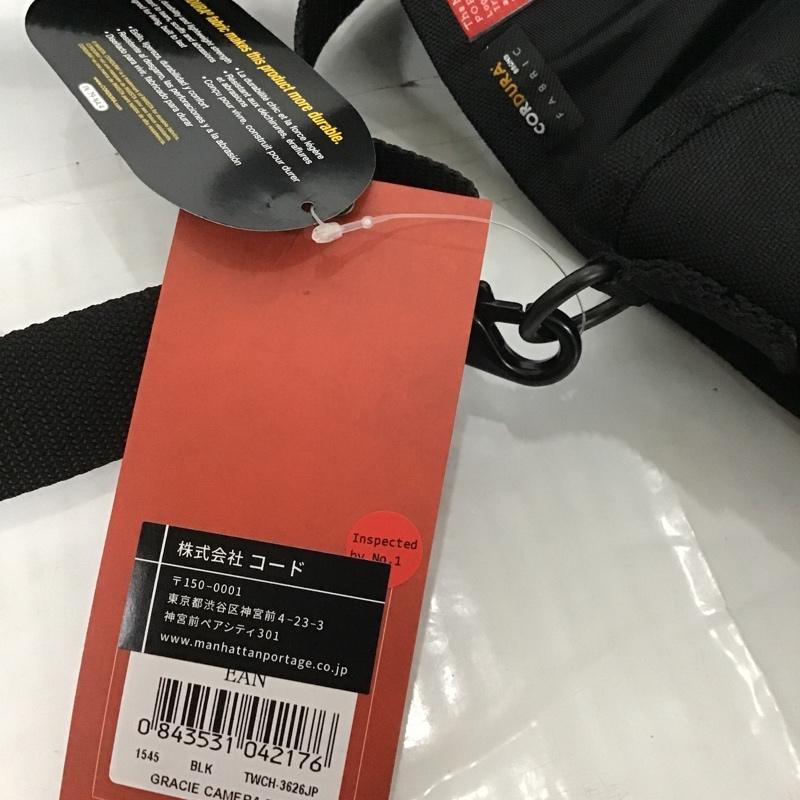 マンハッタンポーテージ Manhattan Portage メッセンジャーバッグ メッセンジャーバッグ GRACIE CAMERA BAG ショルダーバッグ カメラバッグ 無地 黒 / ブラック / メンズ USED 古着 中古 10102826